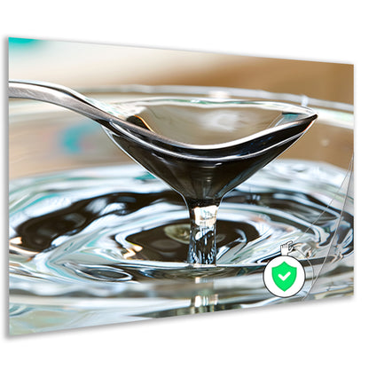 Minimalistisch Glas Water poster