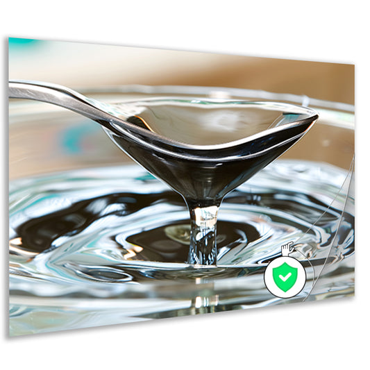 Minimalistisch Glas Water poster