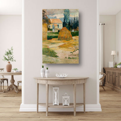 Landschap nabij Arles - Paul Gauguin poster
