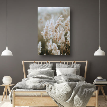 Close-up van Witte Pluimen canvas
