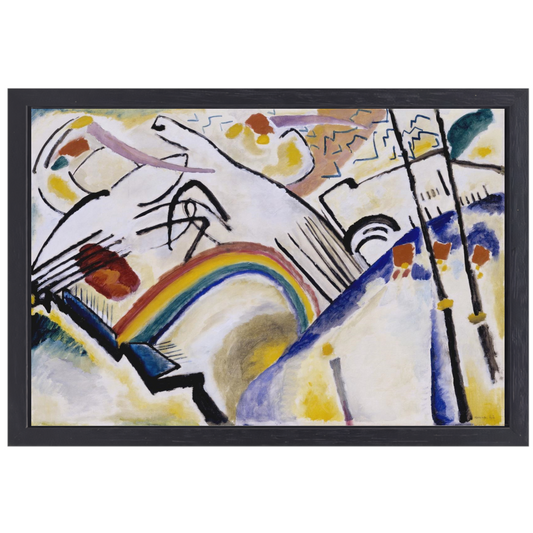 Kozakken - Wassily Kandinksy canvas met baklijst