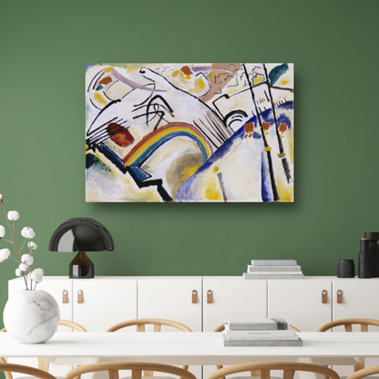 Kozakken - Wassily Kandinksy canvas met baklijst