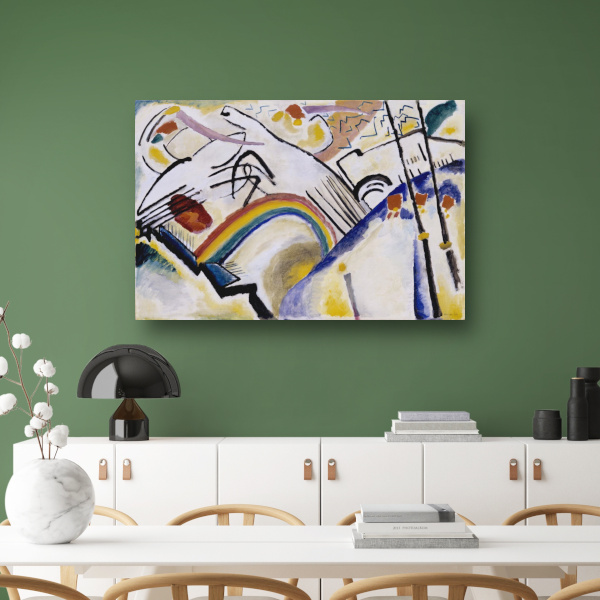 Kozakken - Wassily Kandinksy acrylglas