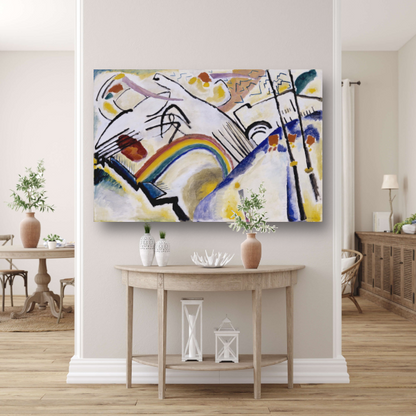 Kozakken - Wassily Kandinksy acrylglas