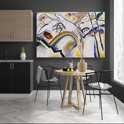 Kozakken - Wassily Kandinksy acrylglas