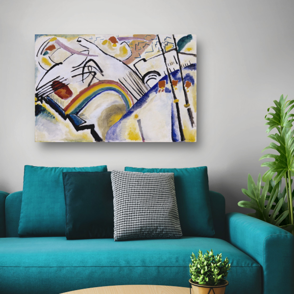 Kozakken - Wassily Kandinksy acrylglas