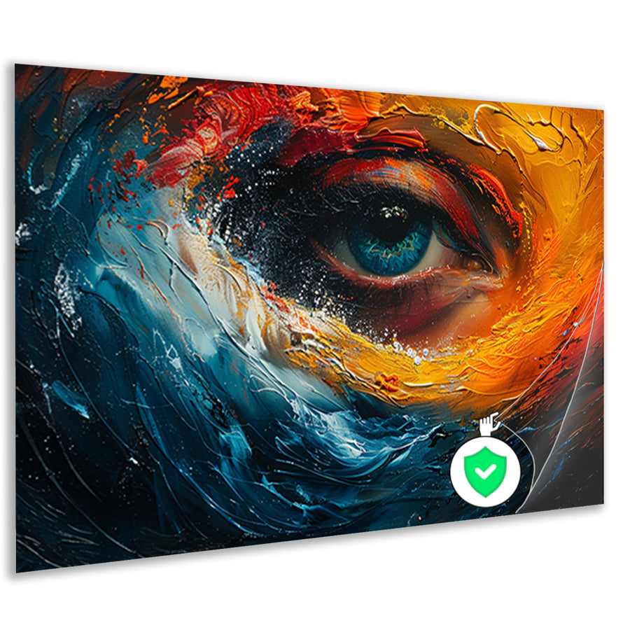 Blauw ogen poster