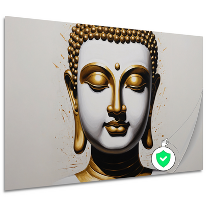Gouden Boeddha - Sereniteit en Wijsheid poster