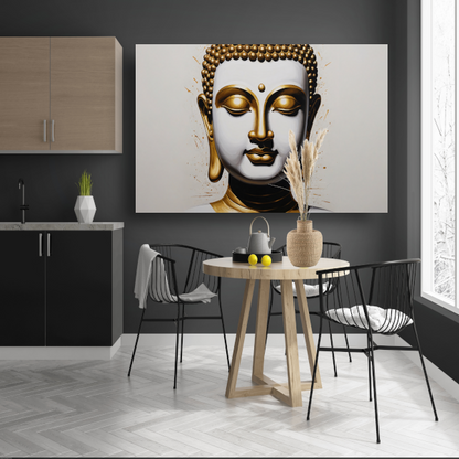Gouden Boeddha - Sereniteit en Wijsheid poster