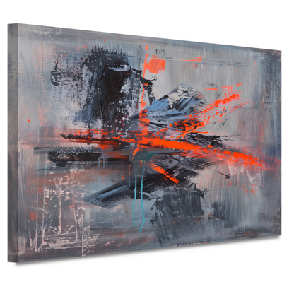 Zelfportret met Penseelstreken canvas
