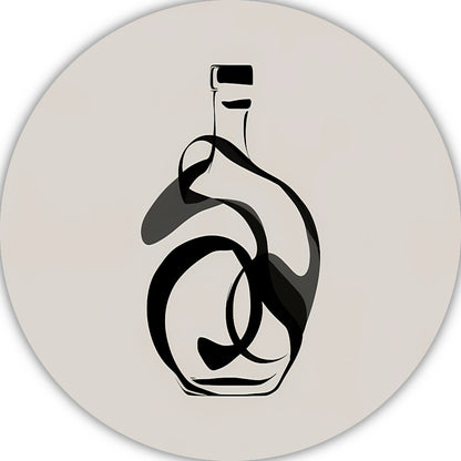 Schaduwspel in Monochromatisch Design forex muurcirkel