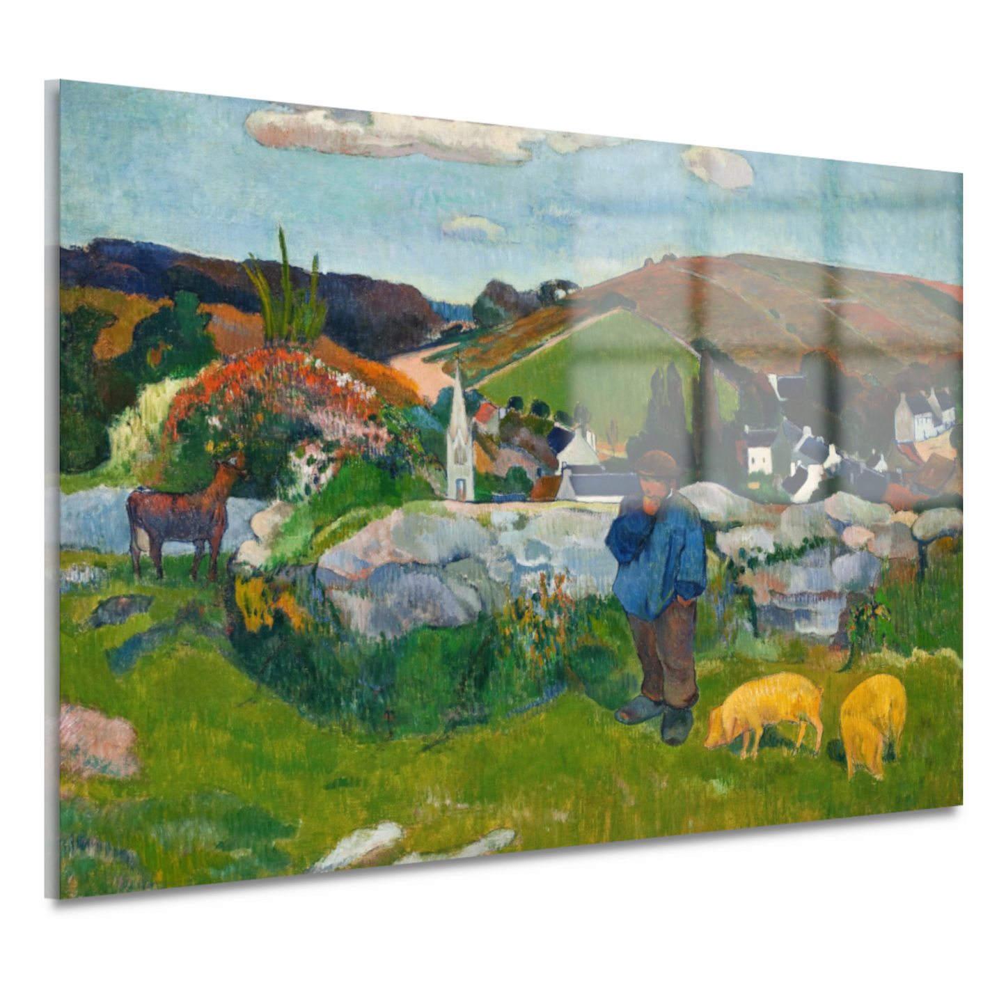 De varkenshoeder - Paul Gauguin acrylglas