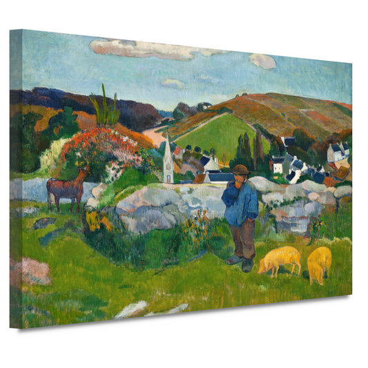 De varkenshoeder - Paul Gauguin canvas