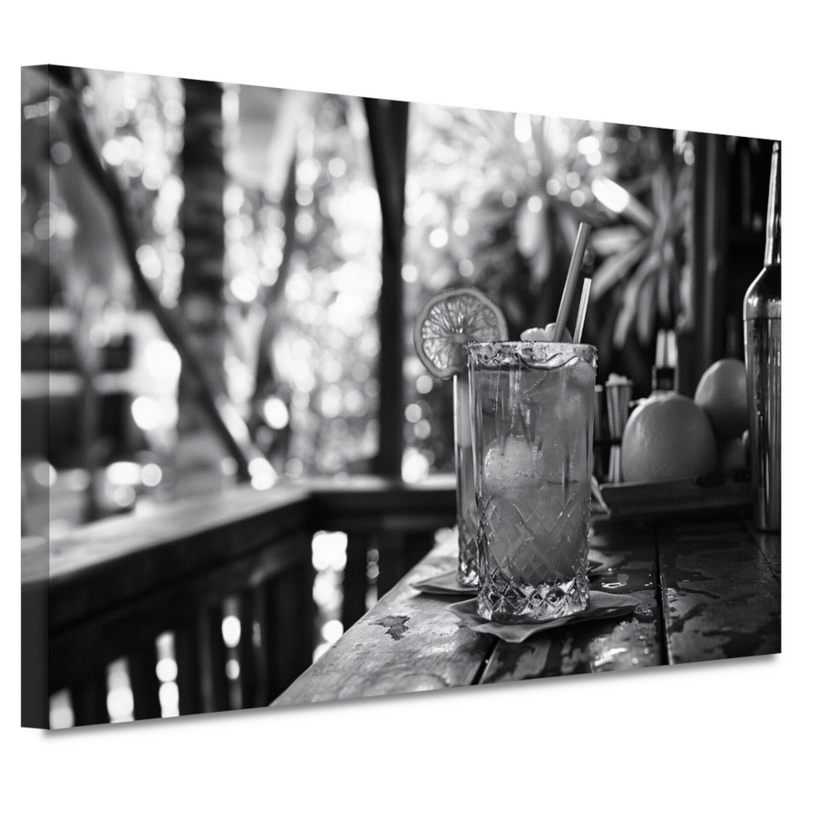 Minimalistisch stilleven mojito canvas