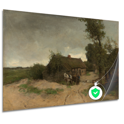 Huisje aan de Zandweg - Anton Mauve poster