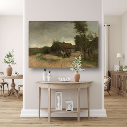 Huisje aan de Zandweg - Anton Mauve acrylglas