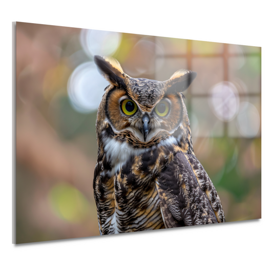 Alert Oog van de Natuurlijke Uil acrylglas