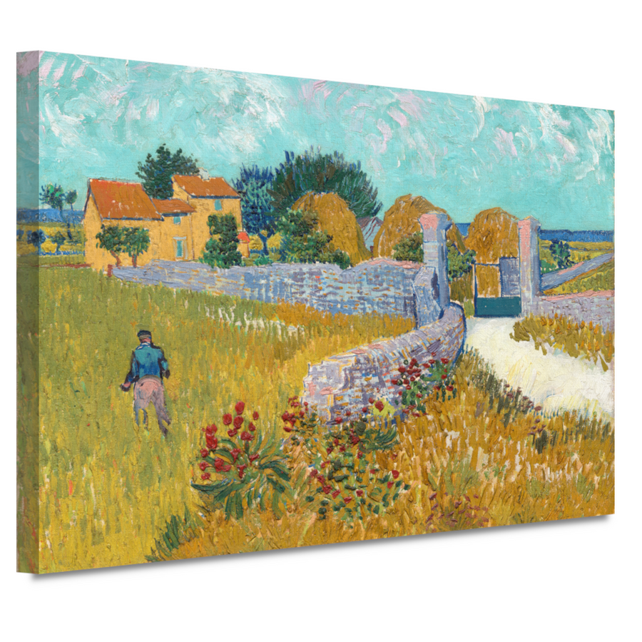 Boerderij in de Provence - Vincent van Gogh canvas