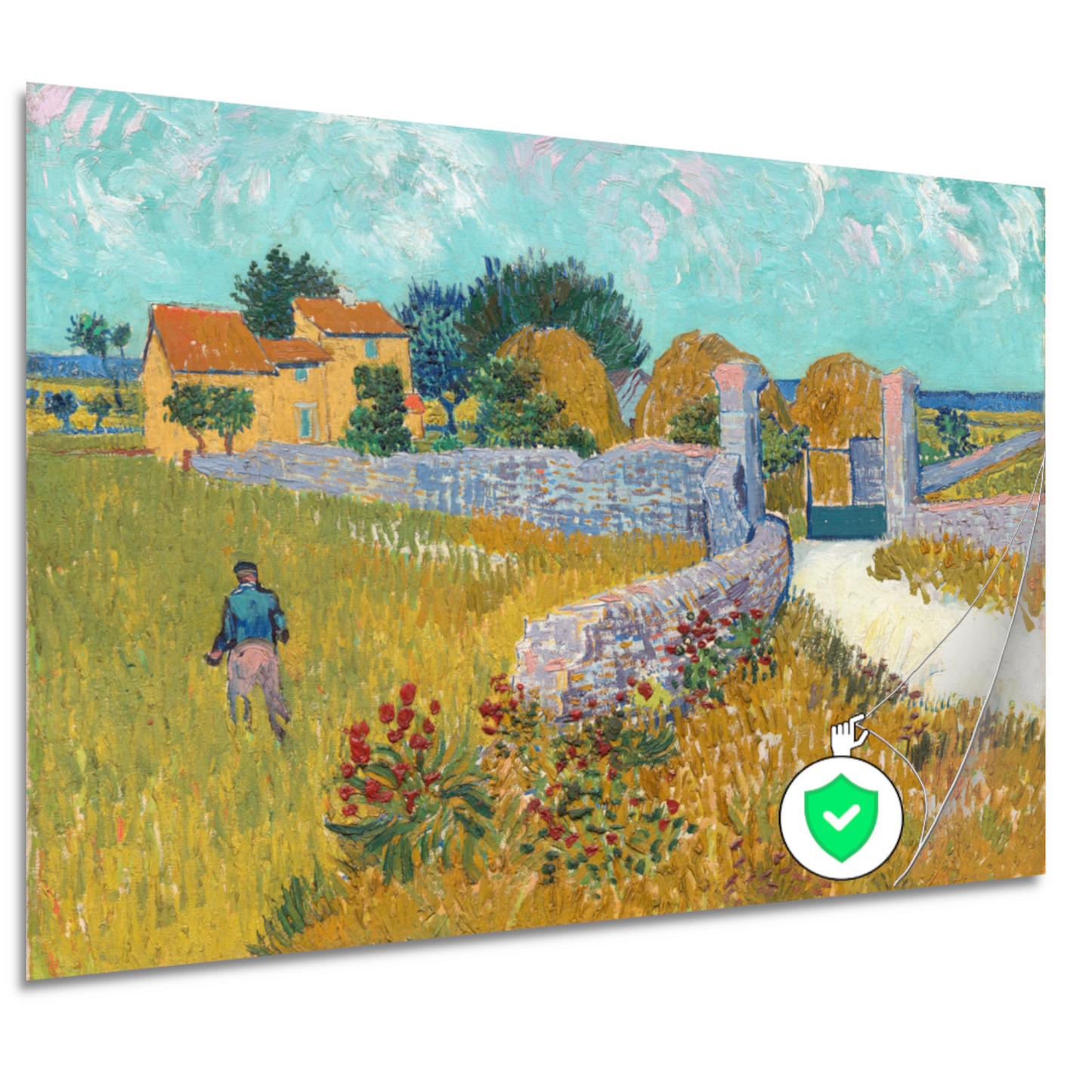 Boerderij in de Provence - Vincent van Gogh poster