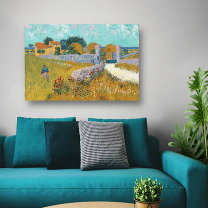 Boerderij in de Provence - Vincent van Gogh poster