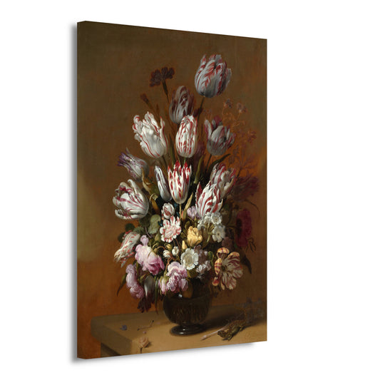 Stilleven met bloemen - Hans Bollongier canvas