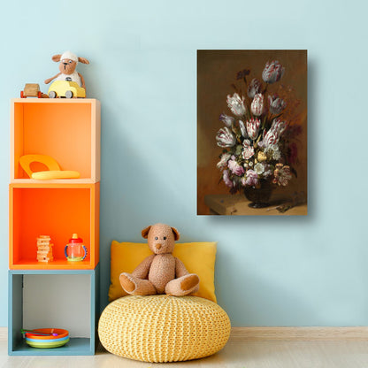 Stilleven met bloemen - Hans Bollongier canvas