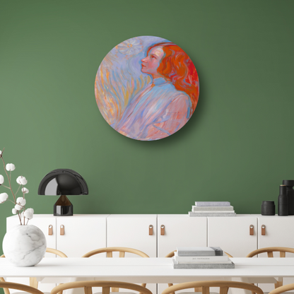 Devotie - Piet Mondriaan aluminium muurcirkel