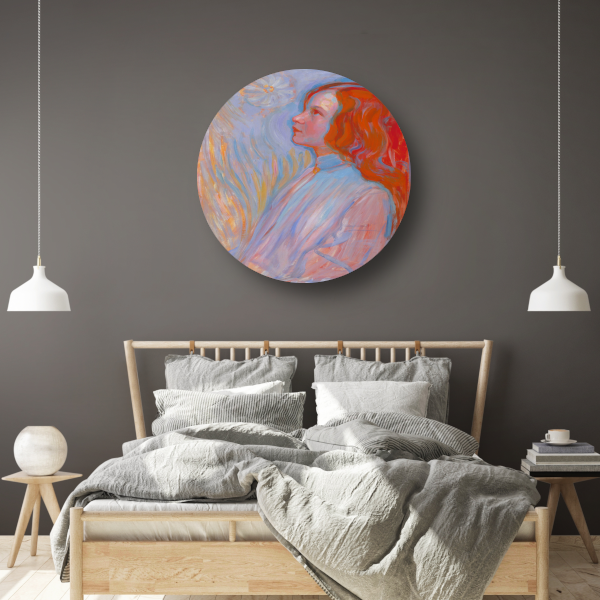 Devotie - Piet Mondriaan aluminium muurcirkel