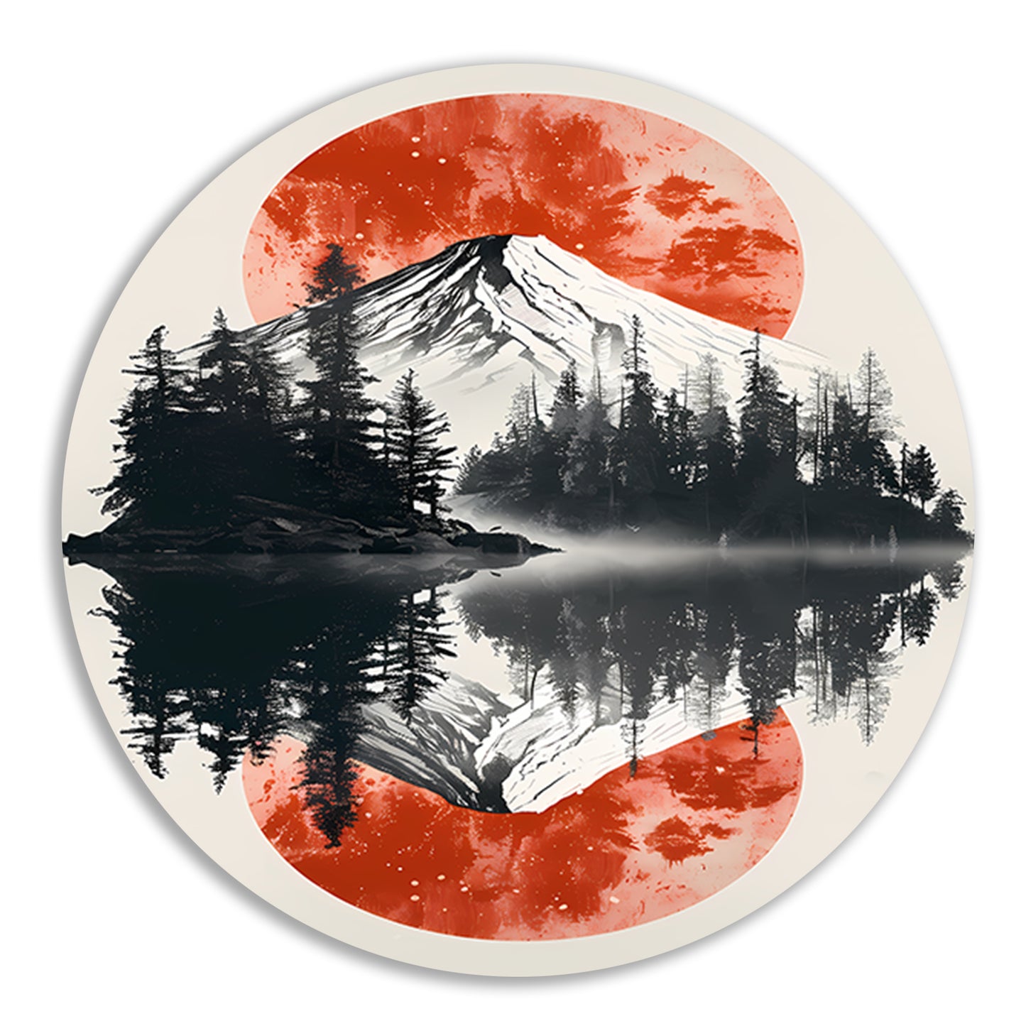 Abstract kleurensymfonie forex muurcirkel