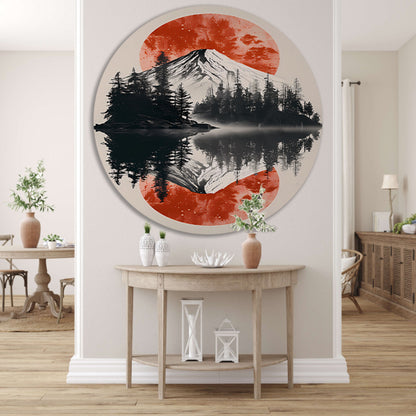 Abstract kleurensymfonie forex muurcirkel