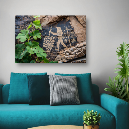 Klassieke Druivenoogst canvas