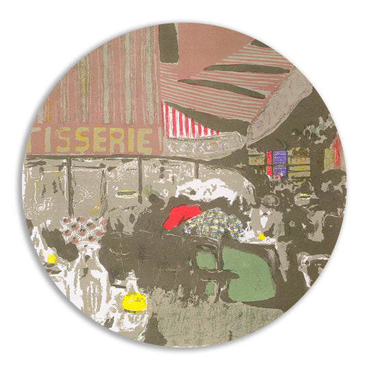 De patisserie - Edouard Vuillard aluminium muurcirkel