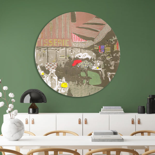 De patisserie - Edouard Vuillard aluminium muurcirkel