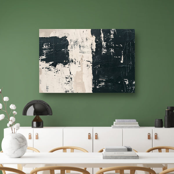Abstract zwart-wit textuur kunstwerk acrylglas