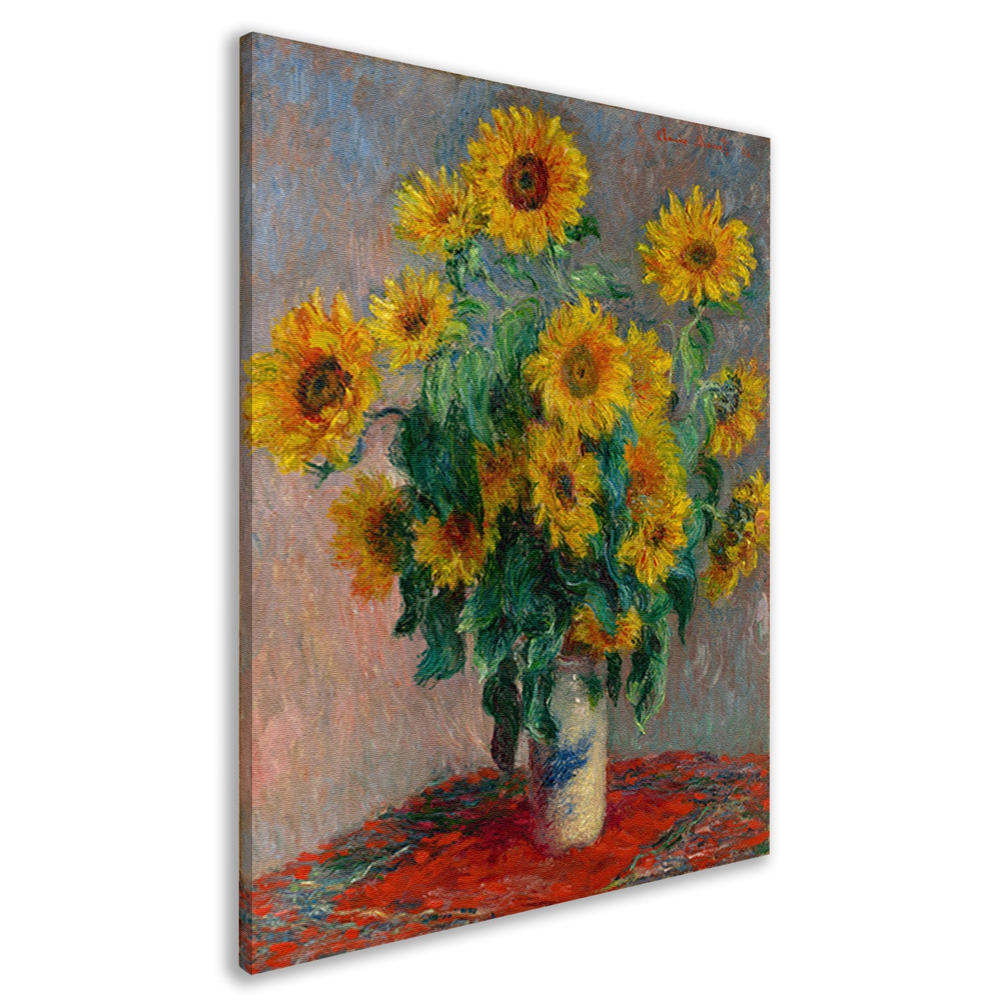 Boeket Zonnebloemen - Claude Monet canvas