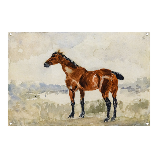 Rood paard - Henri de Toulouse-Lautrec tuinposter