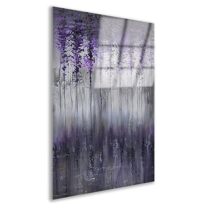 Mystieke abstracte bomen in mistige tinten acrylglas