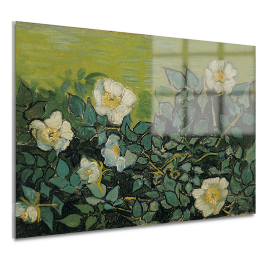 Wilde rozen - Vincent van Gogh acrylglas