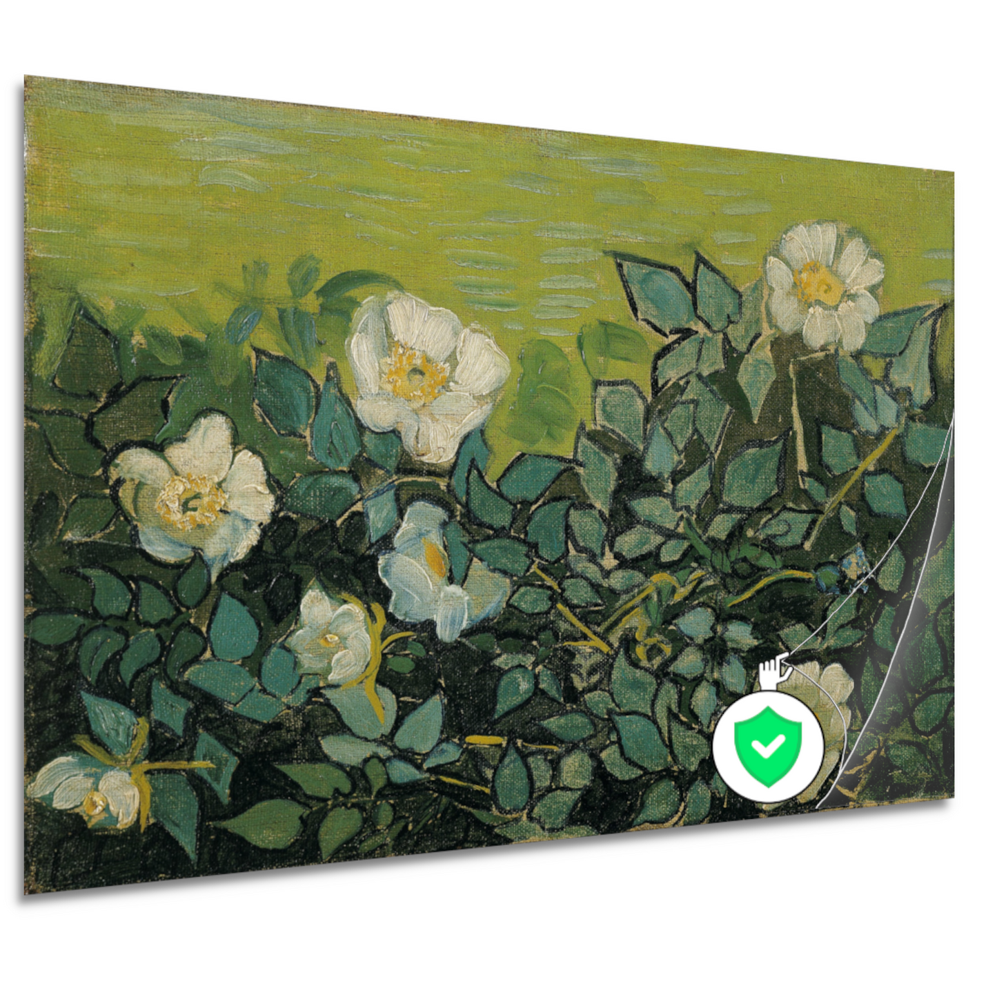 Wilde rozen - Vincent van Gogh poster