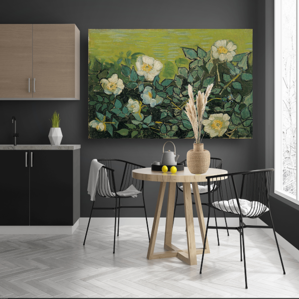 Wilde rozen - Vincent van Gogh poster