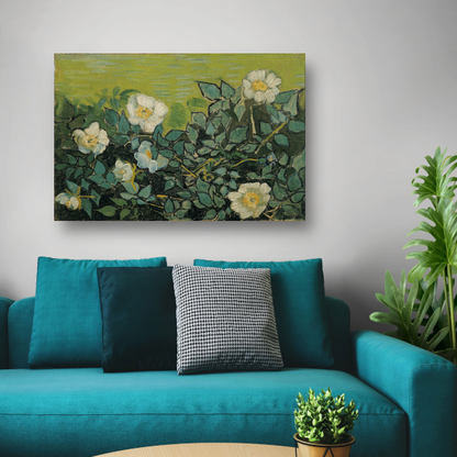 Wilde rozen - Vincent van Gogh poster