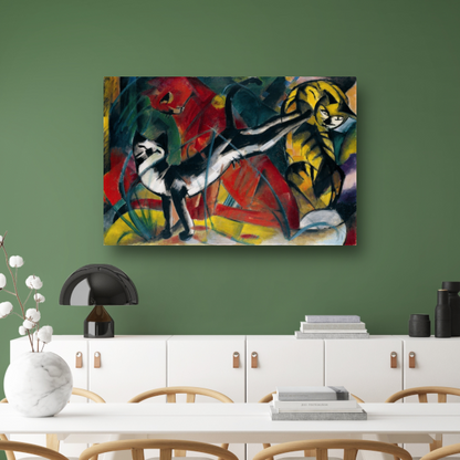Drie Katten - Franz Marc poster