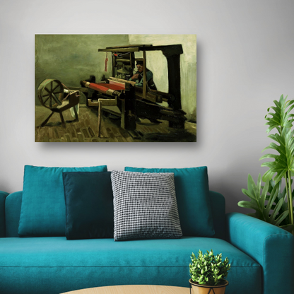 De wever - Vincent van Gogh canvas met baklijst