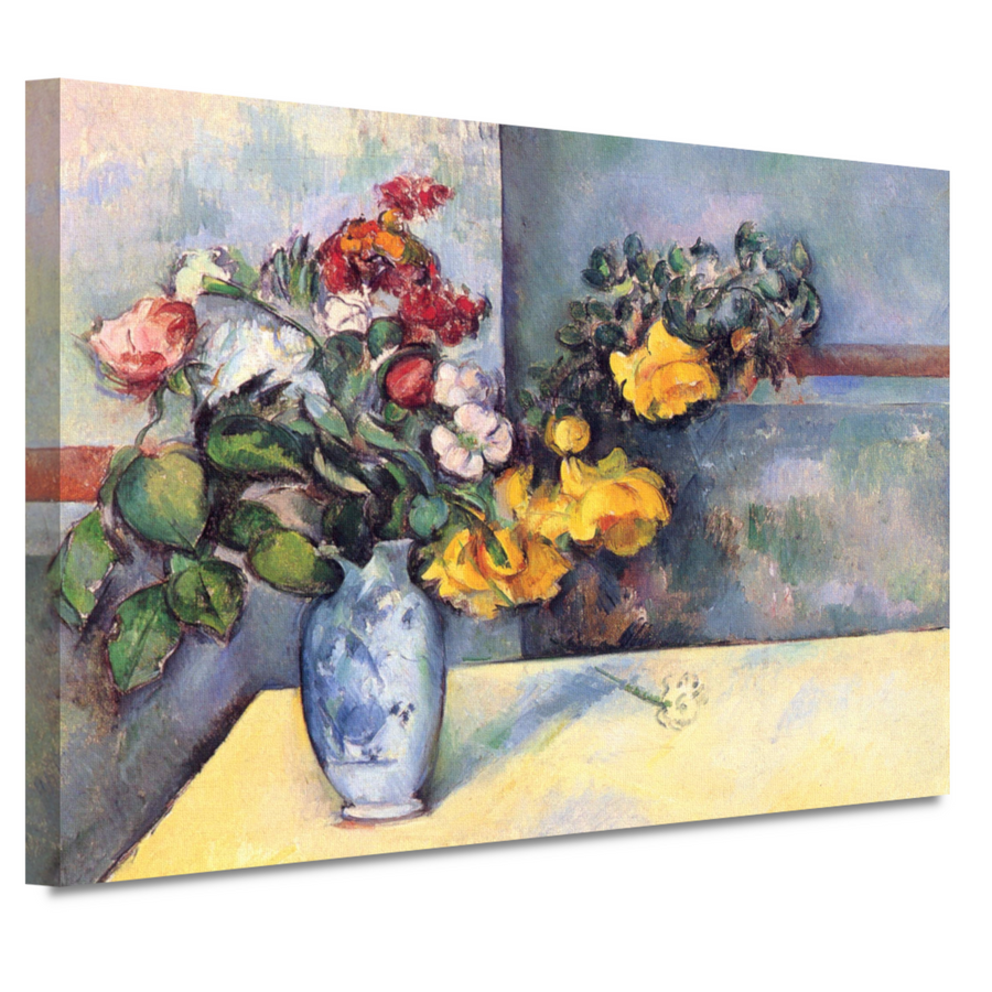 Stilleven, bloemen in een vaas - Paul Cézanne canvas