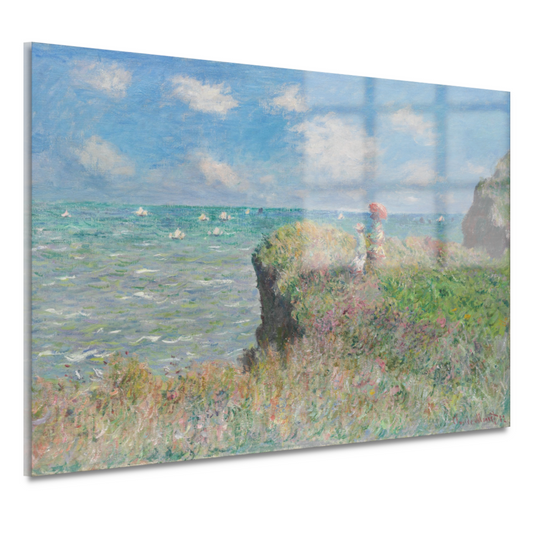 Kliffenwandeling bij Pourville - Claude Monet acrylglas