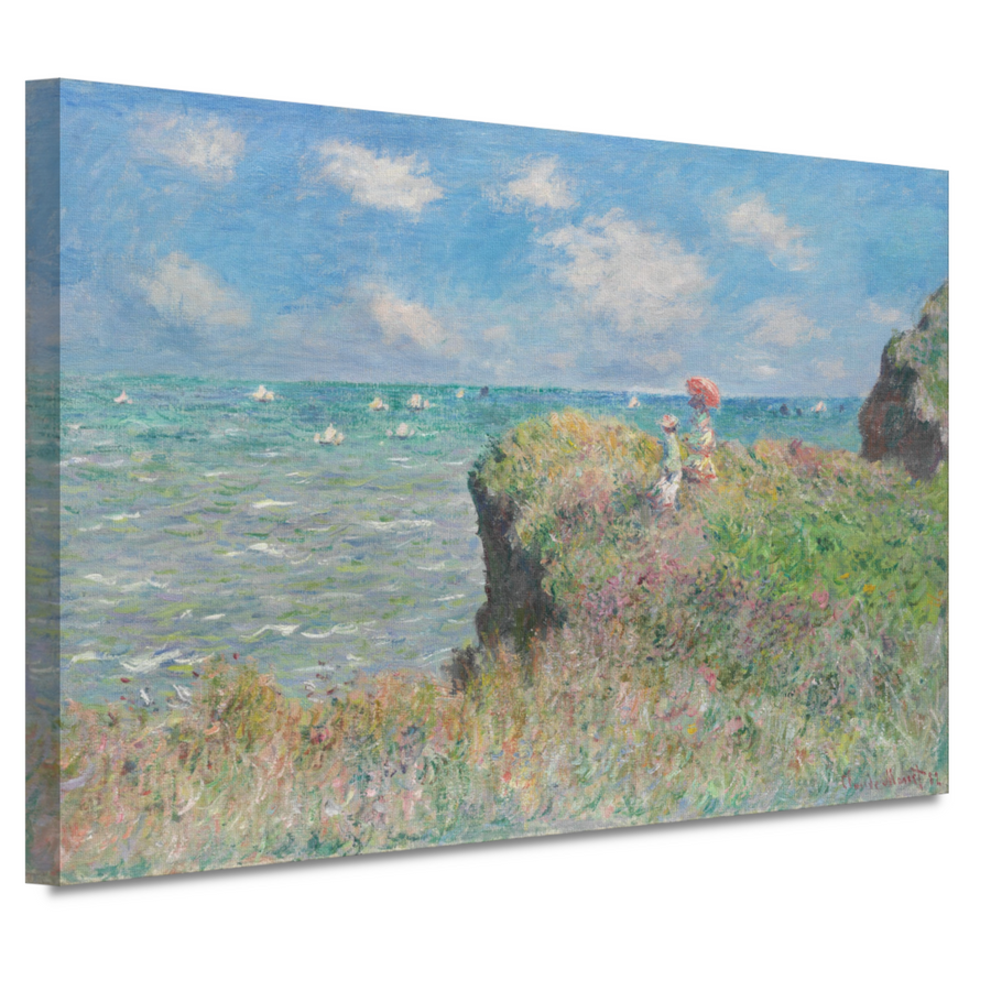 Kliffenwandeling bij Pourville - Claude Monet canvas