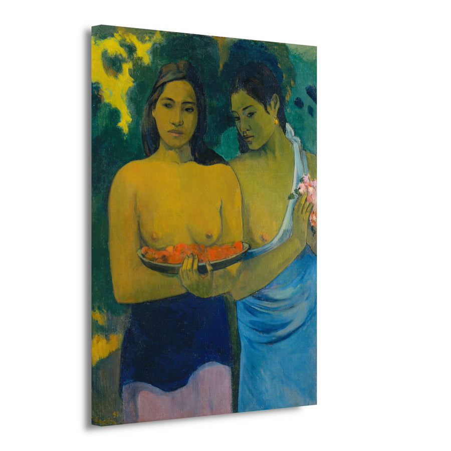 Twee Tahitiaanse vrouwen - Paul Gauguin canvas