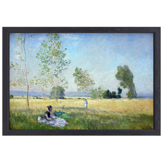 Zomer - Claude Monet canvas met baklijst