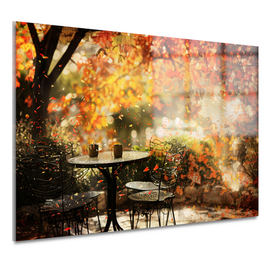 Minimalistische Tafel met Stoel acrylglas