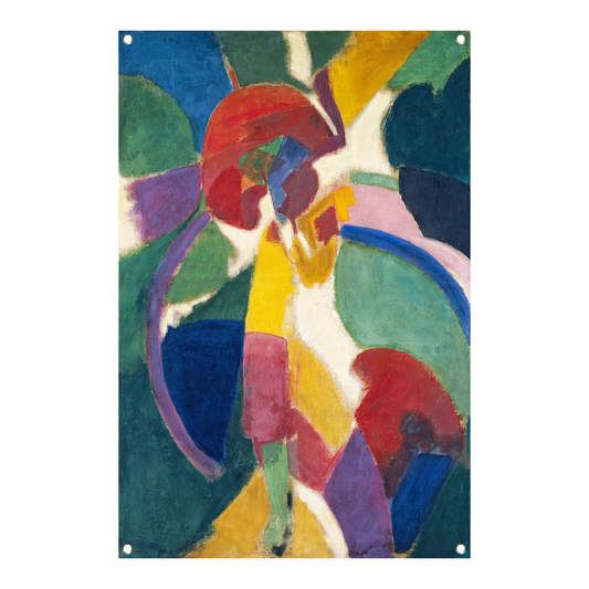 Vrouw met een parasol - Robert Delaunay tuinposter